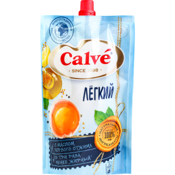 Соус майонезный легкий Calve, 400г 