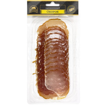 Окорок свиной сырокопчёный нарезка Костромской Мясокомбинат, 80г
