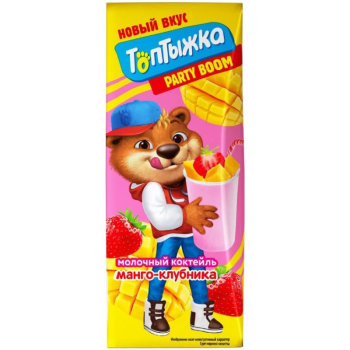 Коктейль Топтыжка молочный манго-клубника, 200г