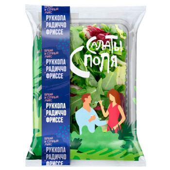 Салатная смесь Рукола Радиччо Фриссе Коррекс 75гр Белая Дача