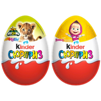 Шоколадное яйцо Kinder Surprise, 20г