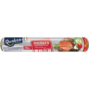 Фольга алюминиевая Qualita рулон 10м