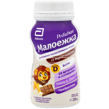 Напиток PediaSure Малоежка со вкусом шоколада с 1 года, 200 мл