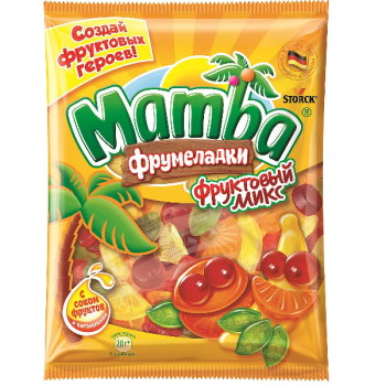 Жевательный мармелад Мамба Фруктовый Микс 140г