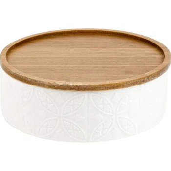 Салатник с бамбуковой крышкой Naturel, v350мл. d14,5см