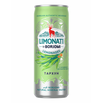 Газированный напиток Borjomi, тархун, 0,33л