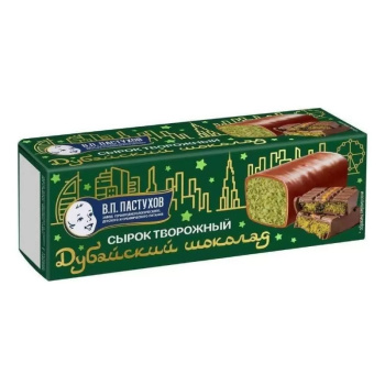 Сырок Дубайский шоколад Пастухов 26% БЗМЖ, 40г