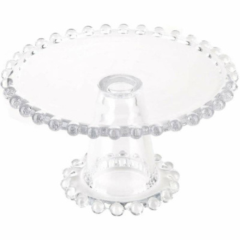 Блюдо на ножке Gocciolina, стекло, 21х21х11,5см 