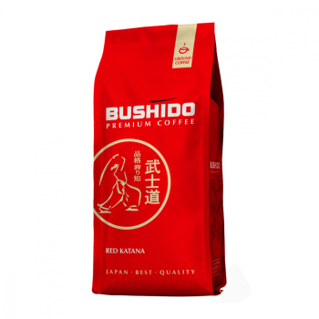 Кофе молотый Bushido Red Katana, 227г 