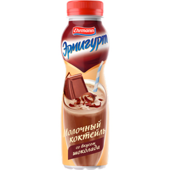 Коктейль молочный Эрмигурт шоколад 2,5%, 280г