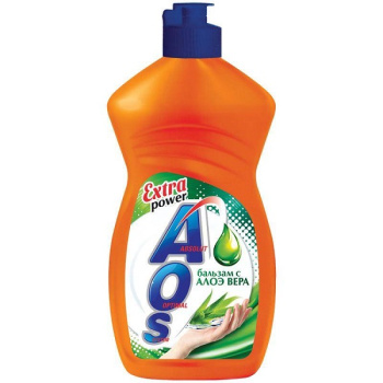 Средство для мытья посуды AOS Бальзам алоэ вера 450мл