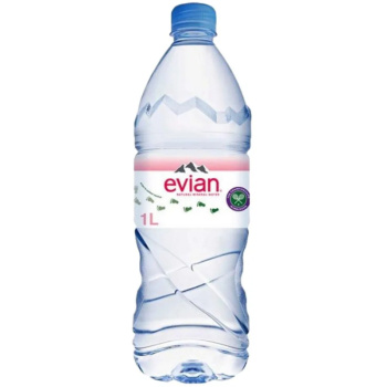 Вода Эвиан 1л минеральная негаз
