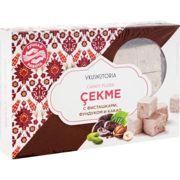 Халва Чекме с фисташками, фундуком и какао, 126г