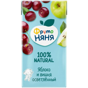 Нектар ФрутоНяня Яблоко вишня осветленный 500 мл