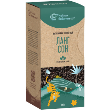 Чай чёрный Чайная библиотека Ланг Сон вьетнамский, 100г