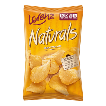 Картофельные чипсы Naturals классические с солью, 100г