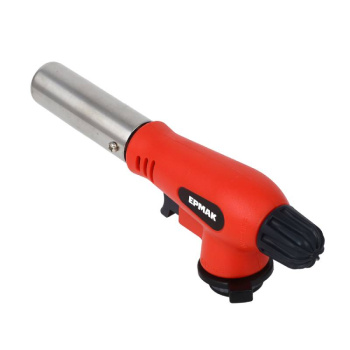 Горелка Ермак с пьезорозжигом, свободн. вращ., цанговый захват, шир. сопло, 16,5х6х4см