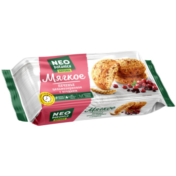 Печенье сдобное Neo botanika Natura цельнозерновое с ягодами, 160г