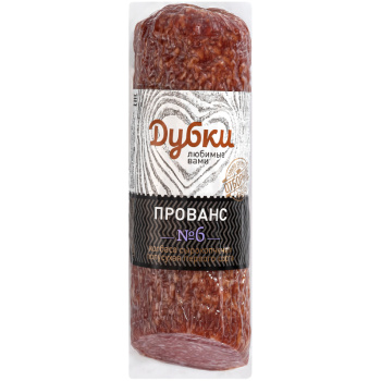 Колбаса сырокопченая Прованс Дубки