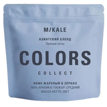 Кофе Colors Азиатский бленд зерно, 200г