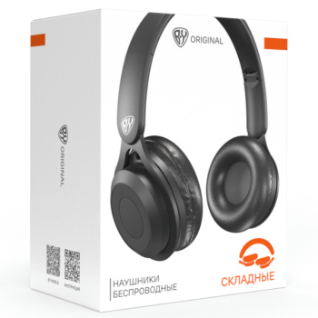 Наушники беспроводные полноразмерные BY Beatra 250мАч BT5.0, чёрный