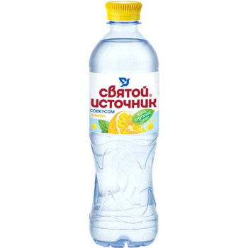 Вода питьевая Святой Источник лимон, 0,5л