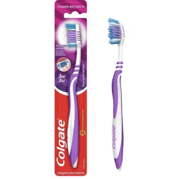 Зубная щетка Colgate ZIGZAG средней жесткости 1шт