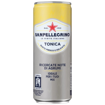 Напиток S Pellegrino Tonica 0,33л газ экстракт плодов цитрусовых