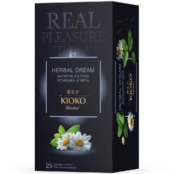 Чайный напиток Kioko Herbal Dream травяной с ромашкой и мятой, 25пакетиков