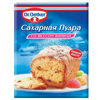 Сахарная пудра Dr. Oetker Dr. Bakers, вкус ванили, 80г