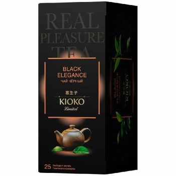 Чай Kioko Black Elegance черный, 25пакетиков