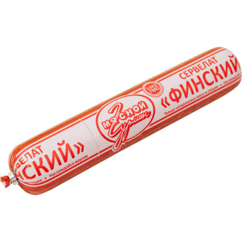 Колбаса полукопченая Мясной Гурман Сервелат Финский