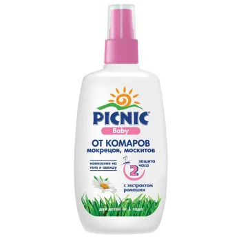 Спрей PICNIC Baby, для детей, от комаров, 120мл