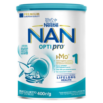 Сухая молочная смесь NAN 1 optipro, 400г