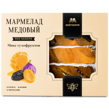 Мармелад Медовый 200г Микс сухофруктов