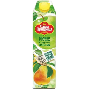 Сок Сады Придонья Яблочно-грушевый 1л