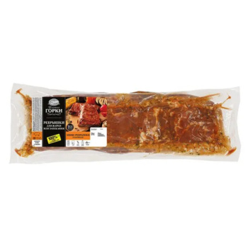 Рёбрышки-мини в маринаде из свинины охлаждённые варёно-копчёные Ближние Горки 