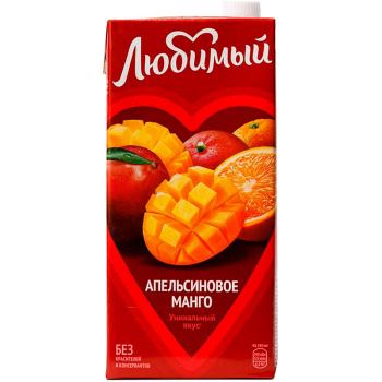 Нектар Любимый Сад, апельсиновое манго, 0,95л
