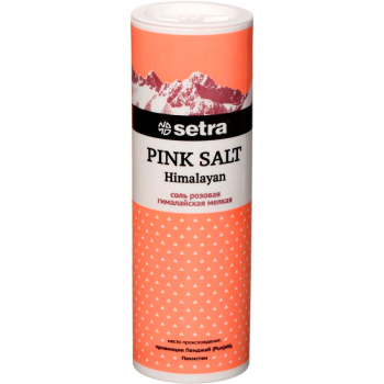 Соль Setra Розовая мелкая в солонке 250г