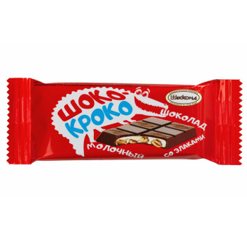 Шоколад молочный АККОНД Шоко-кроко, со злаками, 23г