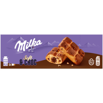Пирожное бисквитное Soft&Choc Milka, 175г