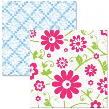 Салфетки Семья и Комфорт 50шт 1сл в ассортименте