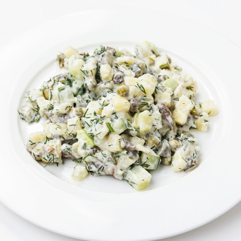 Салат грибной оливье