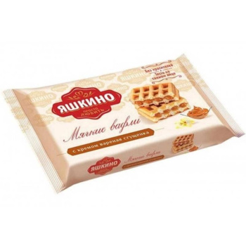 Вафли мягкие Яшкино с варёной сгущёнкой, 40г