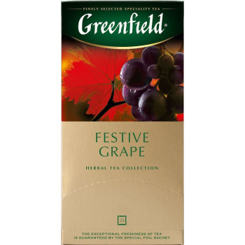 Чай фруктовый Greenfield Festive Grape, 25пак