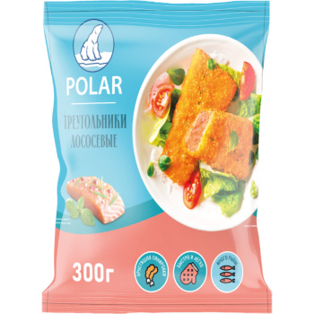 Треугольники Polar лососевые в панировке, 300г 