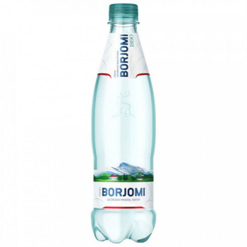 Вода минеральная природная Borjomi газированная, лечебно-столовая, 500мл