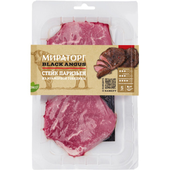 Стейк Паризьен из мраморной говядины 290г охлажд. Мираторг 