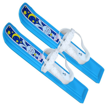 Мини-лыжи детские Цикл Юниор, крепление мягкое пластиковое, 47см