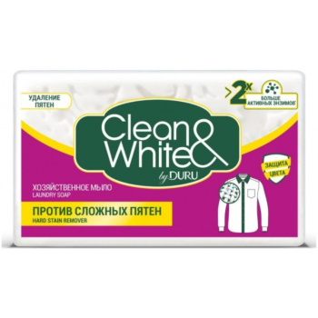 Мыло Duru хозяйственное против пятен CLEAN WHITE, 120г